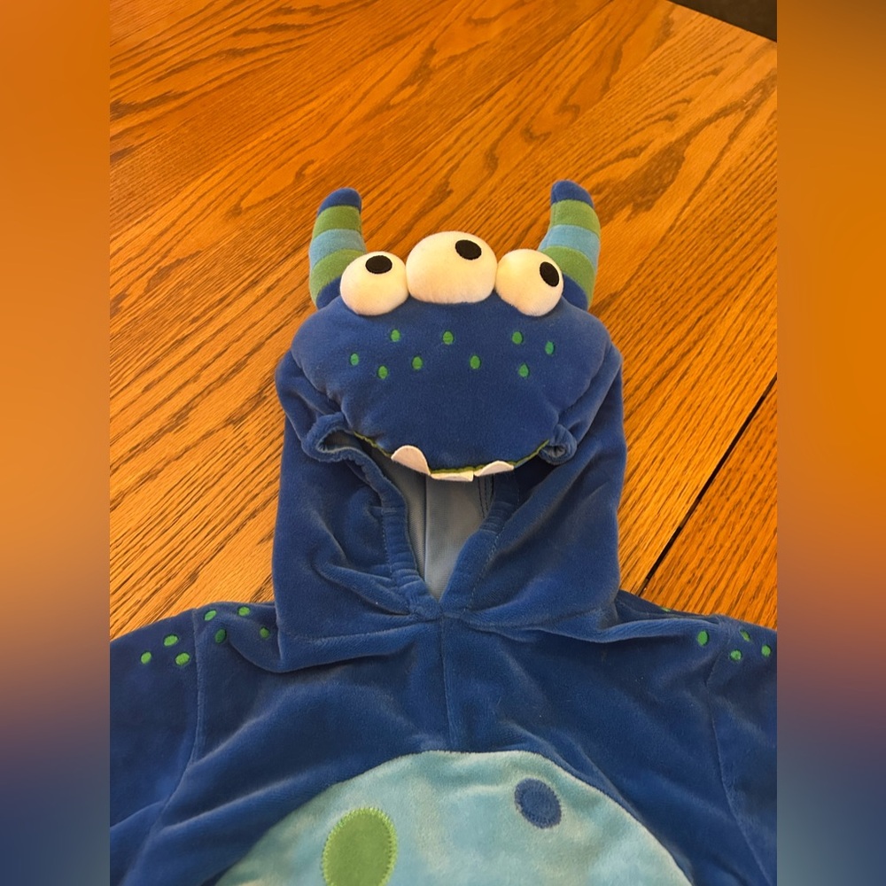 Blue Monster Costume for Baby